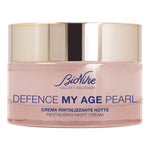 BioNike Defence My Age Pearl | Crema Viso Notte Rivitalizzante | 50 ml