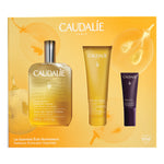 Caudalie Cofanetto Gli Essenziali di luminosità - Olio Trattante Soleil des Vignes 100ml + Gel Doccia Soleil des Vignes 50ml + La Crema Occhi Premier Cru 5ml