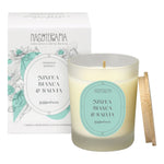 Nasoterapia Candela Profumata Ninfea Bianca E Salvia 180g