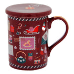 Neavita Infusiera Rossa Natale In New Bone China 340ml