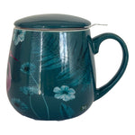 Neavita Infusiera Rituali Botanici Verde In New Bone China Con Filtro In Acciaio 380ml