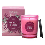 Nasoterapia Candela Profumata Uve Dolci E Legno Di Cedro 180g