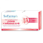 Sofarmapiù Test Autodiagnostico Sars-Cov-2 + influenza A/B - Tampone Rapido Nasale Combinato
