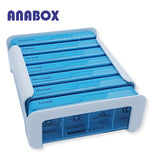 Anabox Portapillole 7 Giorni | Modello Compact Turchese | 7 Dosi