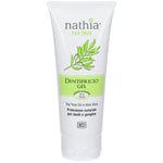 Nathia Tea Tree Dentifricio Naturale | Gel Aloe Vera | 75 ml