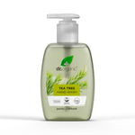 Dr. Organic Tea Tree | Sapone Mani Antibatterico Detergente Olio Tea Tree | 250 ml