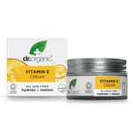 Dr. Organic Vitamina E | Crema Viso Idratante Intensiva Antiossidante Pelle Secca | 50 ml