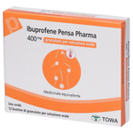 Ibuprofene 400mg | Antinfiammatorio Analgesico | 12 Bustine Pensa