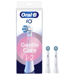 Oral-B iO Gentle Care White | Testine Ricambio Spazzolino Elettrico | 2 Pezzi