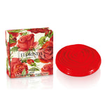 Florinda | Sapone Vegetale a Forma di Rosa Rossa | 90 g