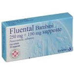 Fluental Bambini 10 Supposte 250mg + 100mg
