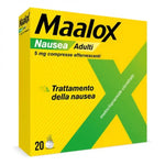 Maalox Nausea | Farmaco Metoclopramide per Nausea | 20 Compresse Effervescenti 5mg