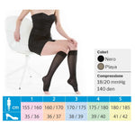 Kamila Bas Easy 140 Den Gambaletti Punta Aperta Nero Tg 5