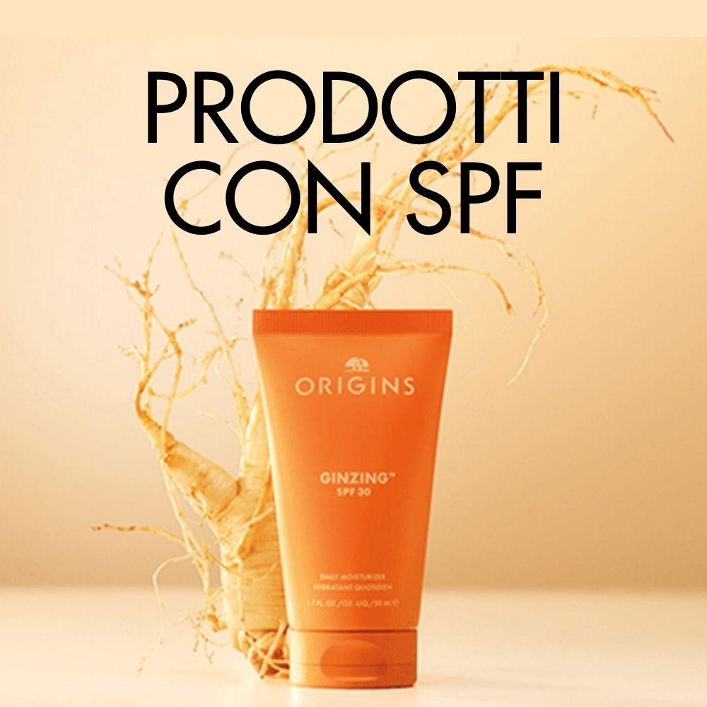 Origins: prodotti con spf