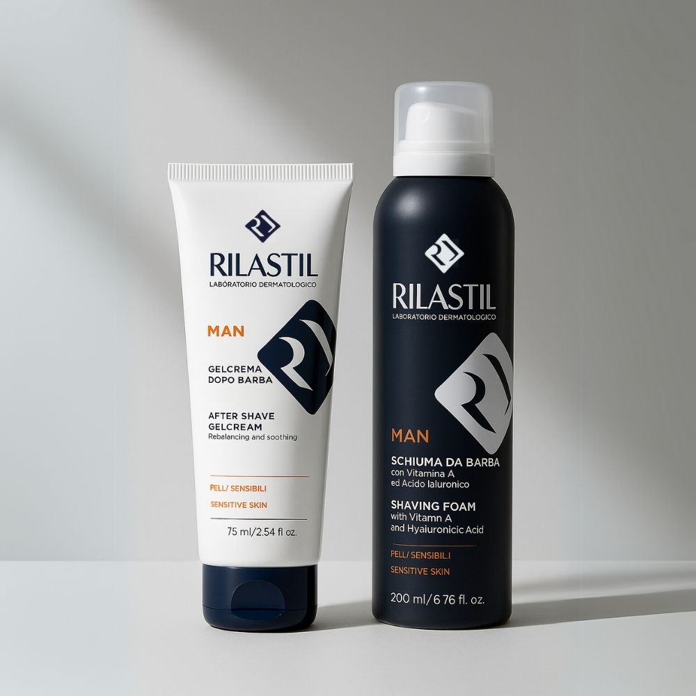 Banner sezione Rilastil Man prodotti per uomo