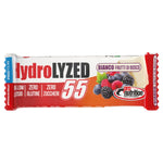ProNutrition Hydrolized Bar 50% Bianco Frutti di Bosco | Barretta Proteica Idrolizzata Zero Zuccheri | 55 g  