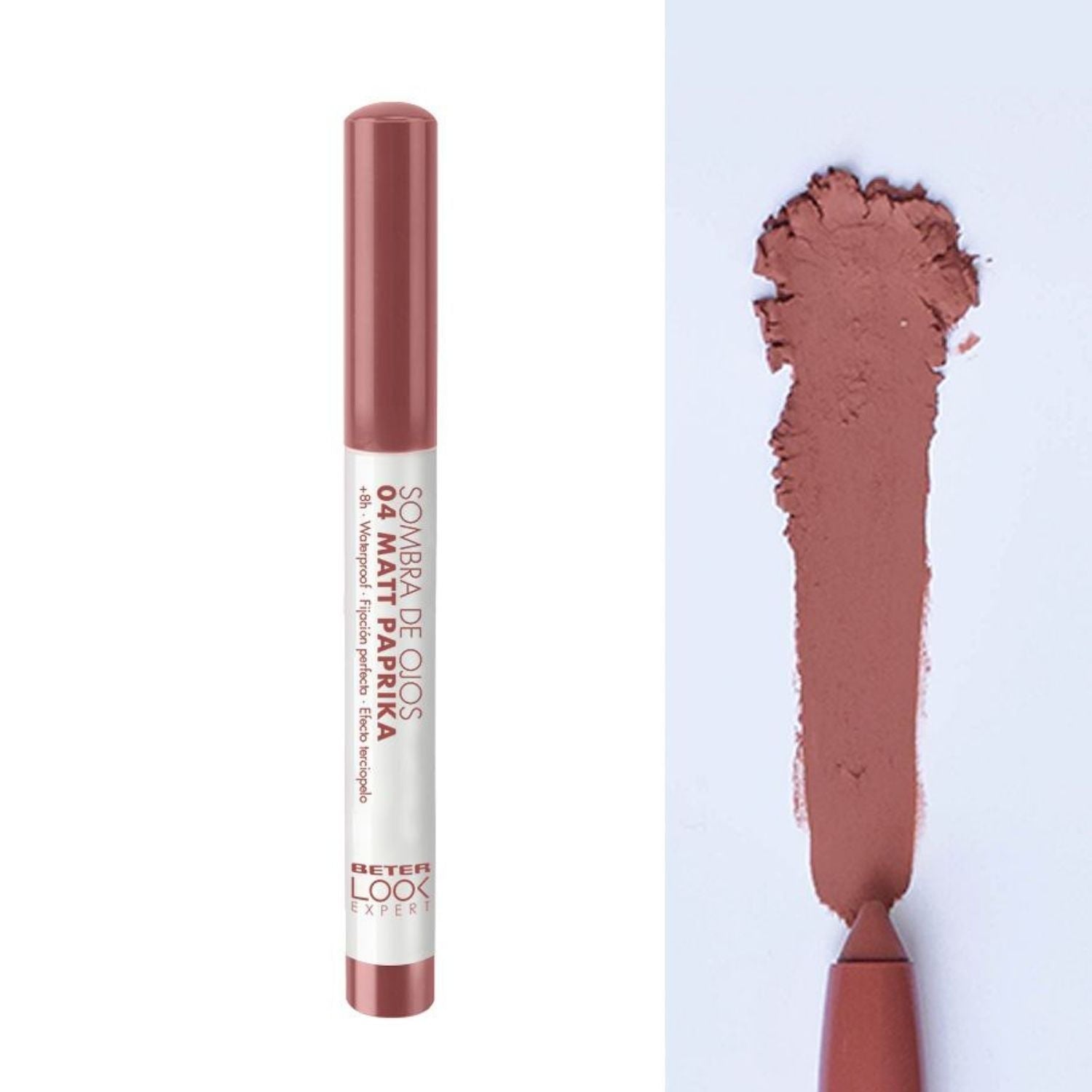 Beter Ombretto Waterproof Cremoso Look Expert 04 Matt Paprika | Long Lasting Vegan 2