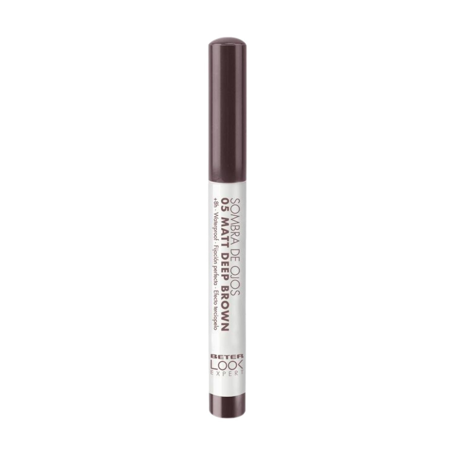 Beter Ombretto Waterproof Cremoso Look Expert 05 Matt Deep Brown | Long Lasting Vegan