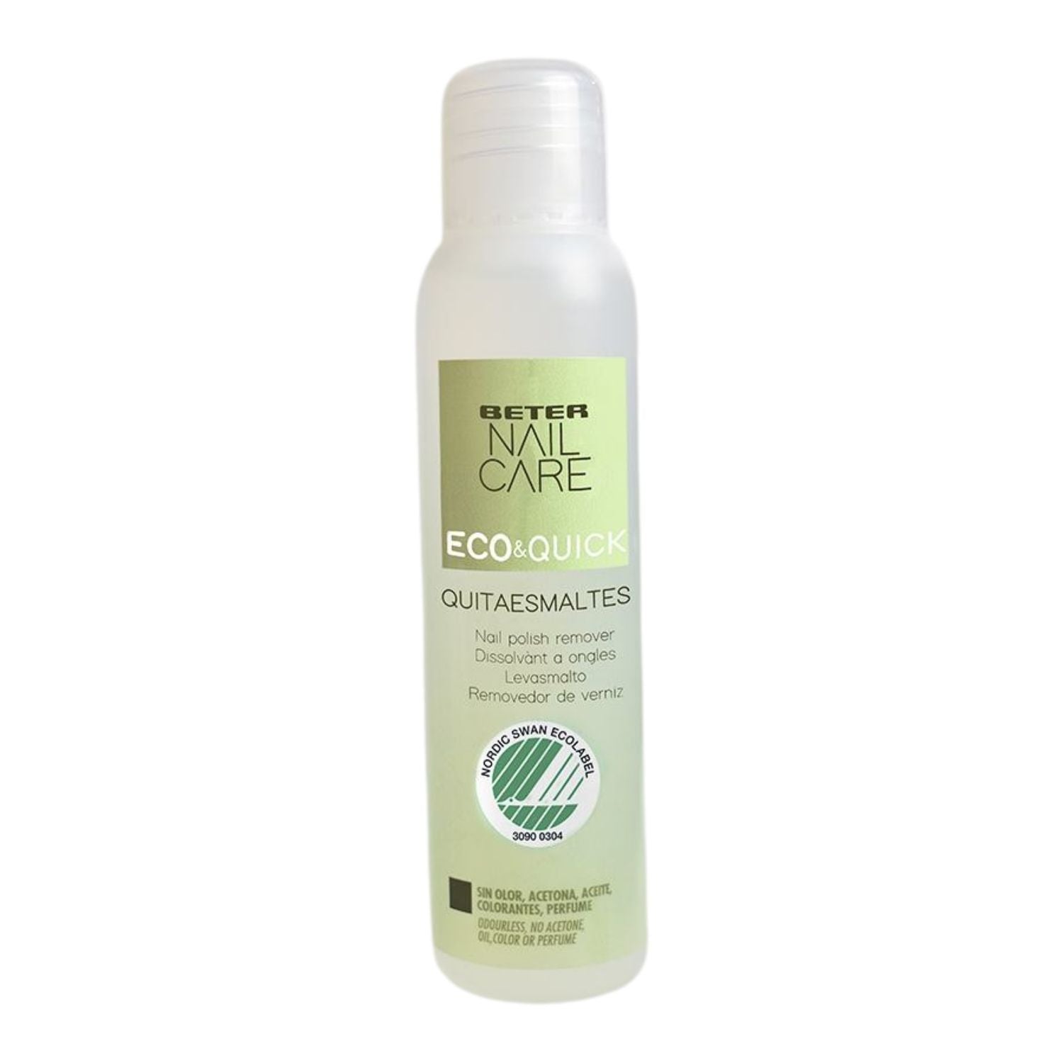 Beter Solvente Unghie Ecologico Remover Eco&Quick | Senza Acetone Certificato Nordic Ecolabel | 100 ml