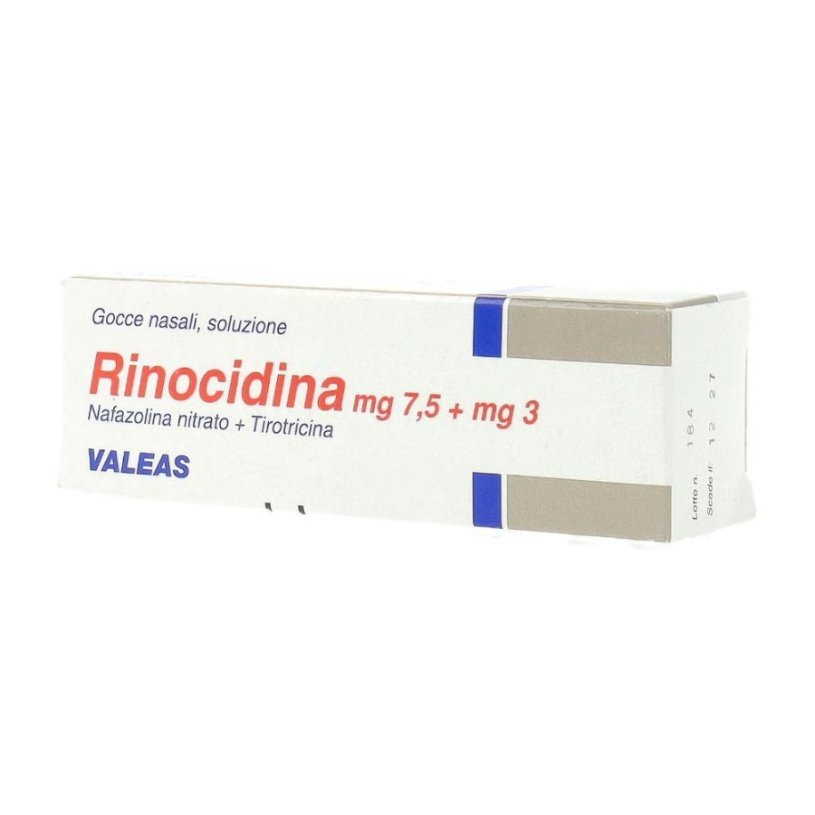 Rinocidina Gocce Nasali 7,5mg + 3mg 15 ml