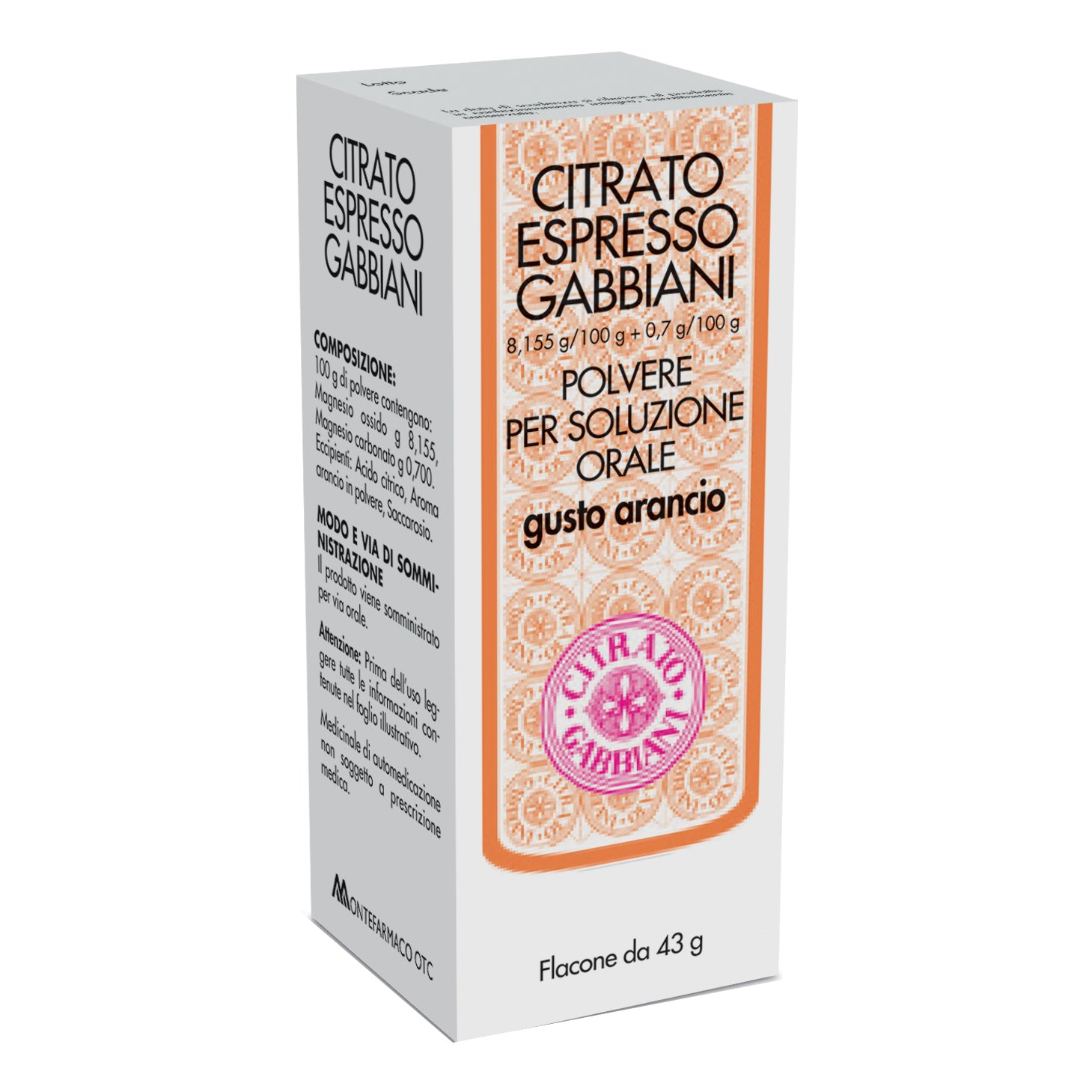 CITRATO ESPRESSO GABBIANI Arancia