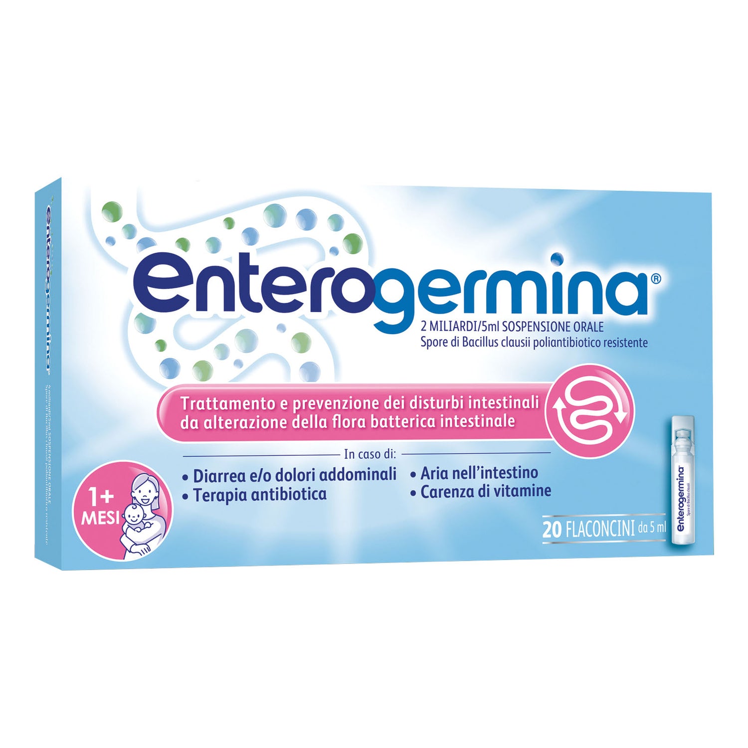 ENTEROGERMINA*OS 20FL 2MLD/5ML