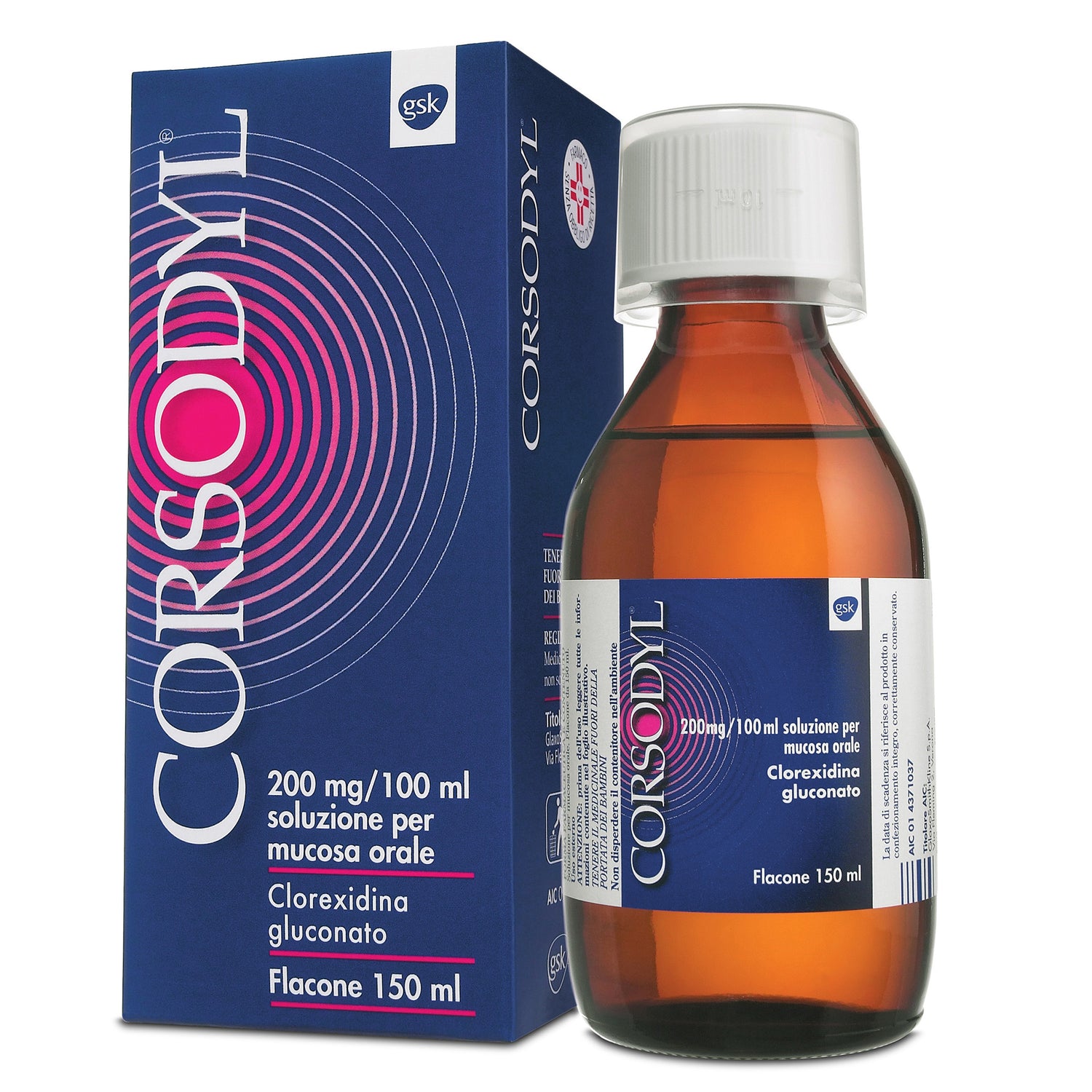 Corsodyl Collutorio Clorexidina 200mg/100ml 150ml
