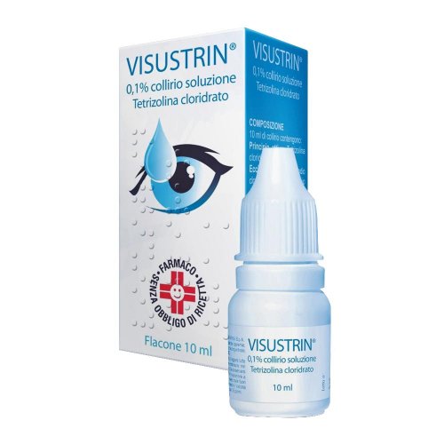 Visustrin 0,1% | Farmaco Decongestionante Oculare | Collirio 10 ml