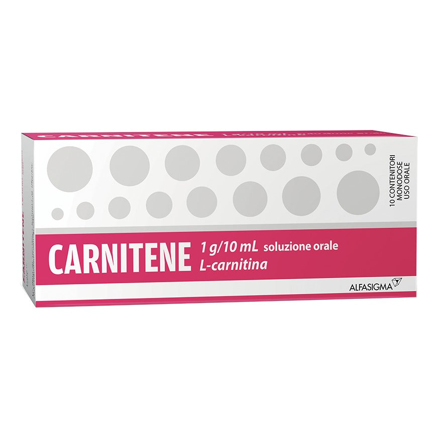 Carnitene 10 Flaconi Orali Monodose 1g
