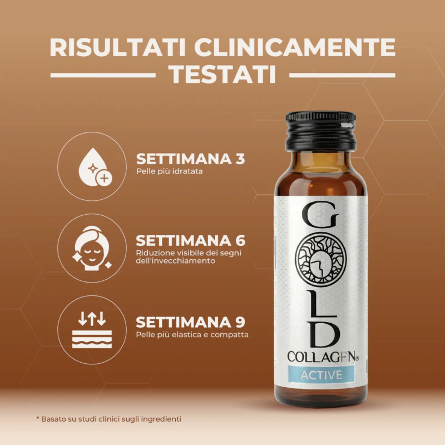 Gold Collagen Active | Integratore Articolazioni Mobilità | 10 Flaconi