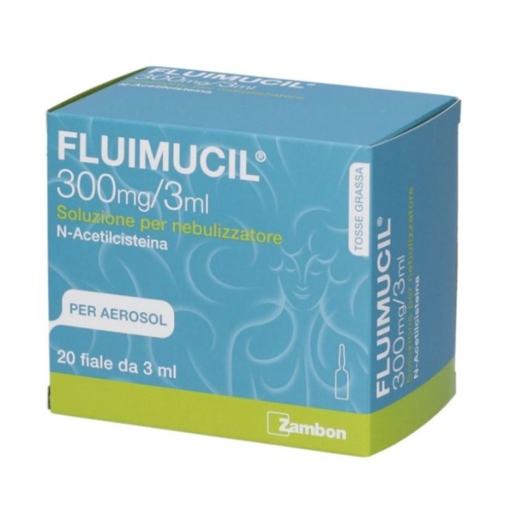 FLUIMUCIL SOLUZIONE DA NEBULIZZARE 20 FIALE 300MG/3ML