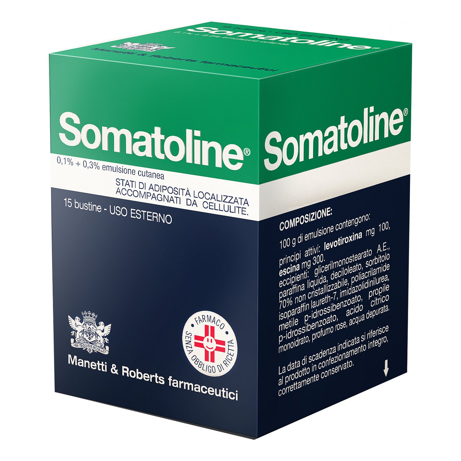 Somatoline Emulsione Cutanea 15 Buste 0,1+0,3%
