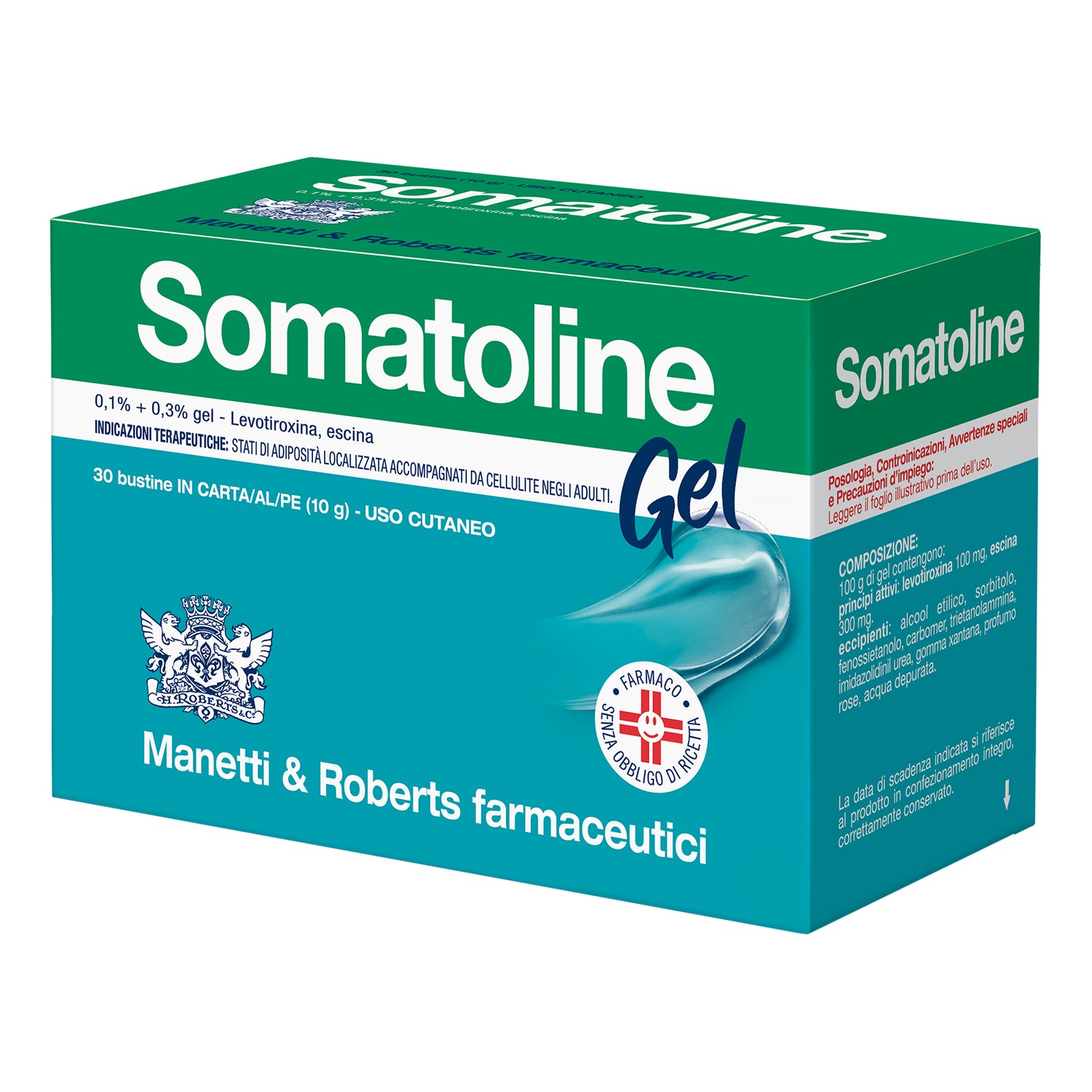 Somatoline Gel Cutaneo 30 Bustine 10g