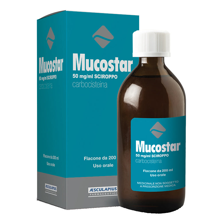 MUCOSTAR*SCIR FL 200ML 50MG/ML
