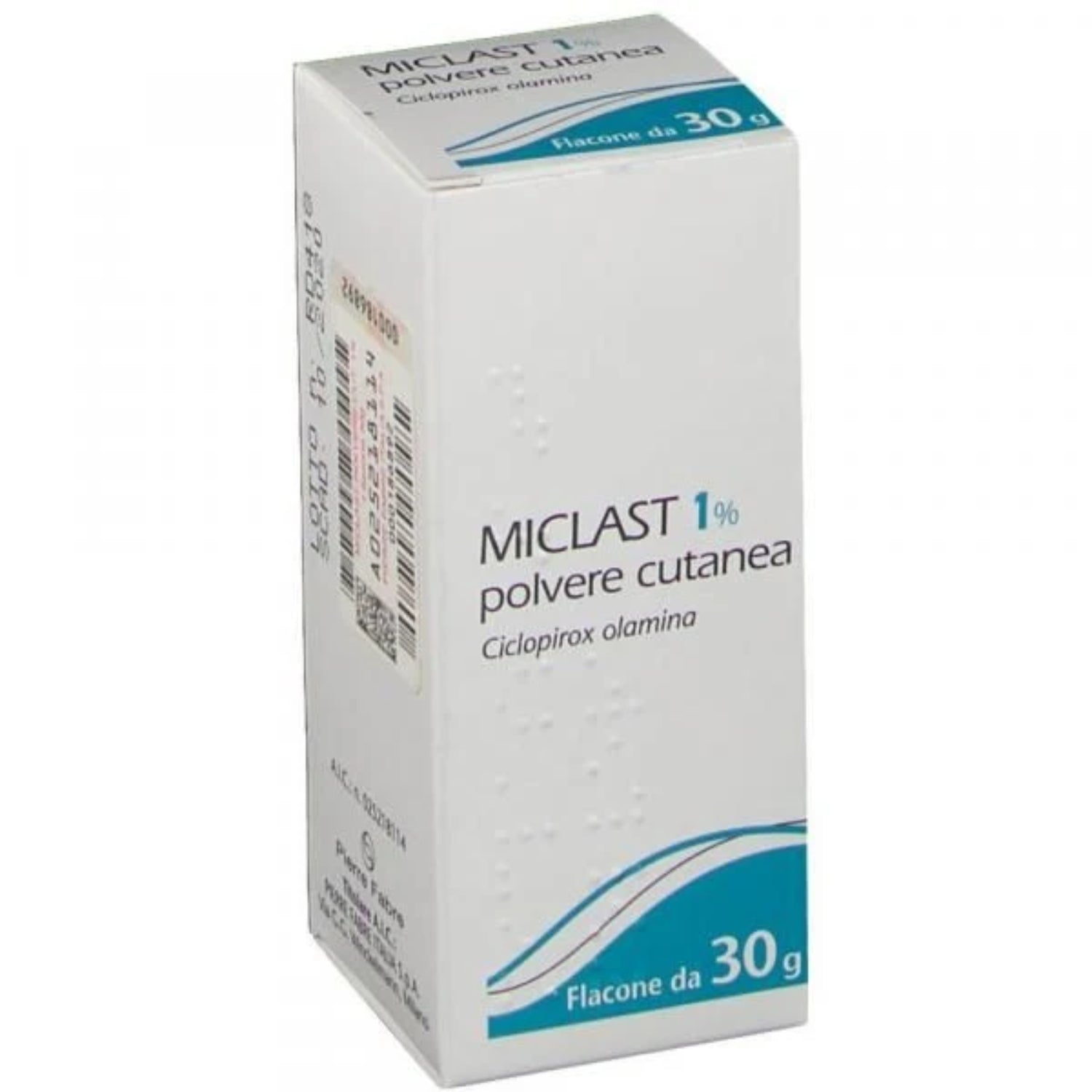 Miclast 1% | Farmaco Antimicotico Topico | Polvere Cutanea 30 g