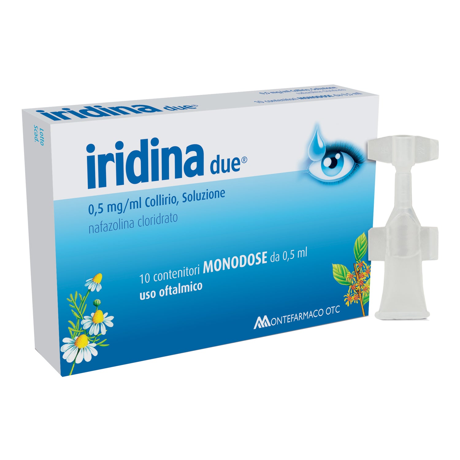 Iridina Due Collirio 10 Flaconcini Monodose 0,5ml