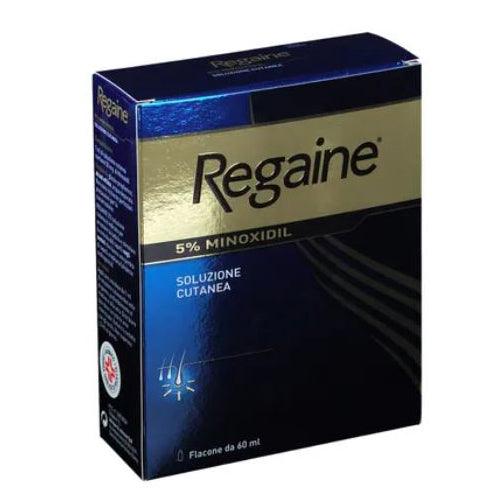 Regaine 5% Soluzione Cutanea per Alopecia Androgenetica Caduta Capelli 60ml