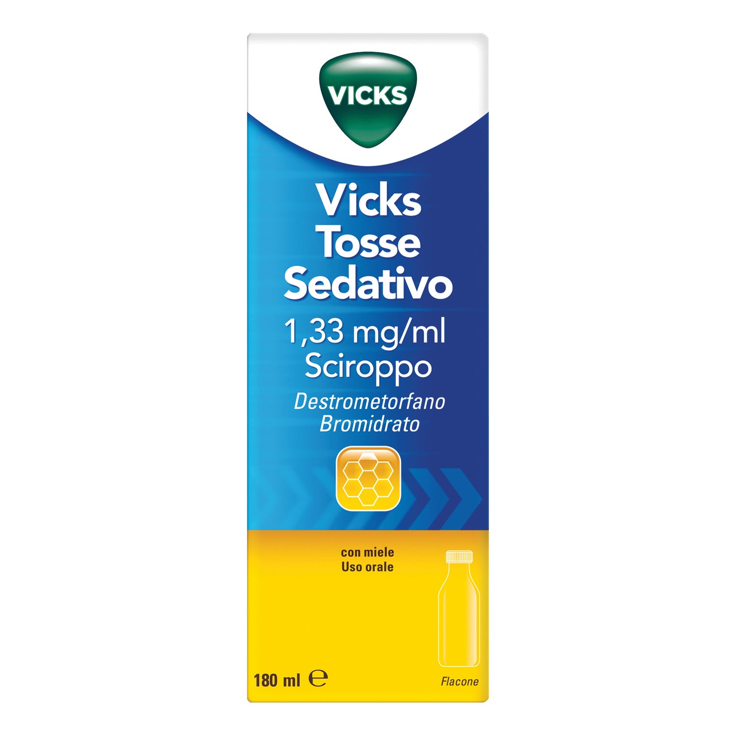 Vicks Tosse Sedativo Sciroppo Aroma Miele 180ml