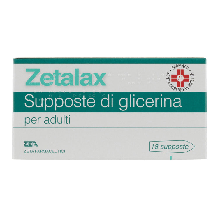 Glicerolo Adulti 18 Supposte 2250mg - Zetalax