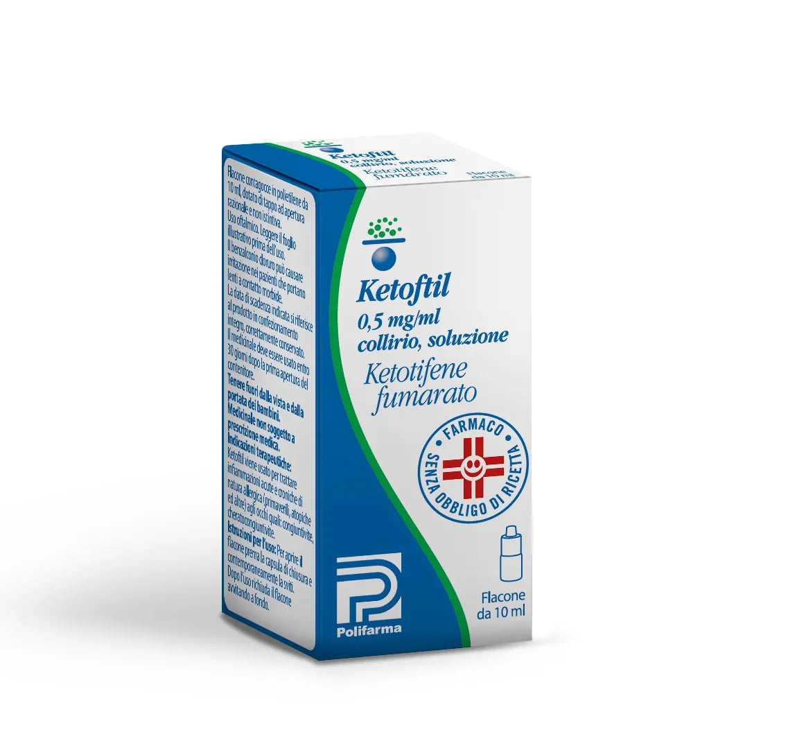 Ketoftil 0,5mg/ml Collirio Flacone 10ml