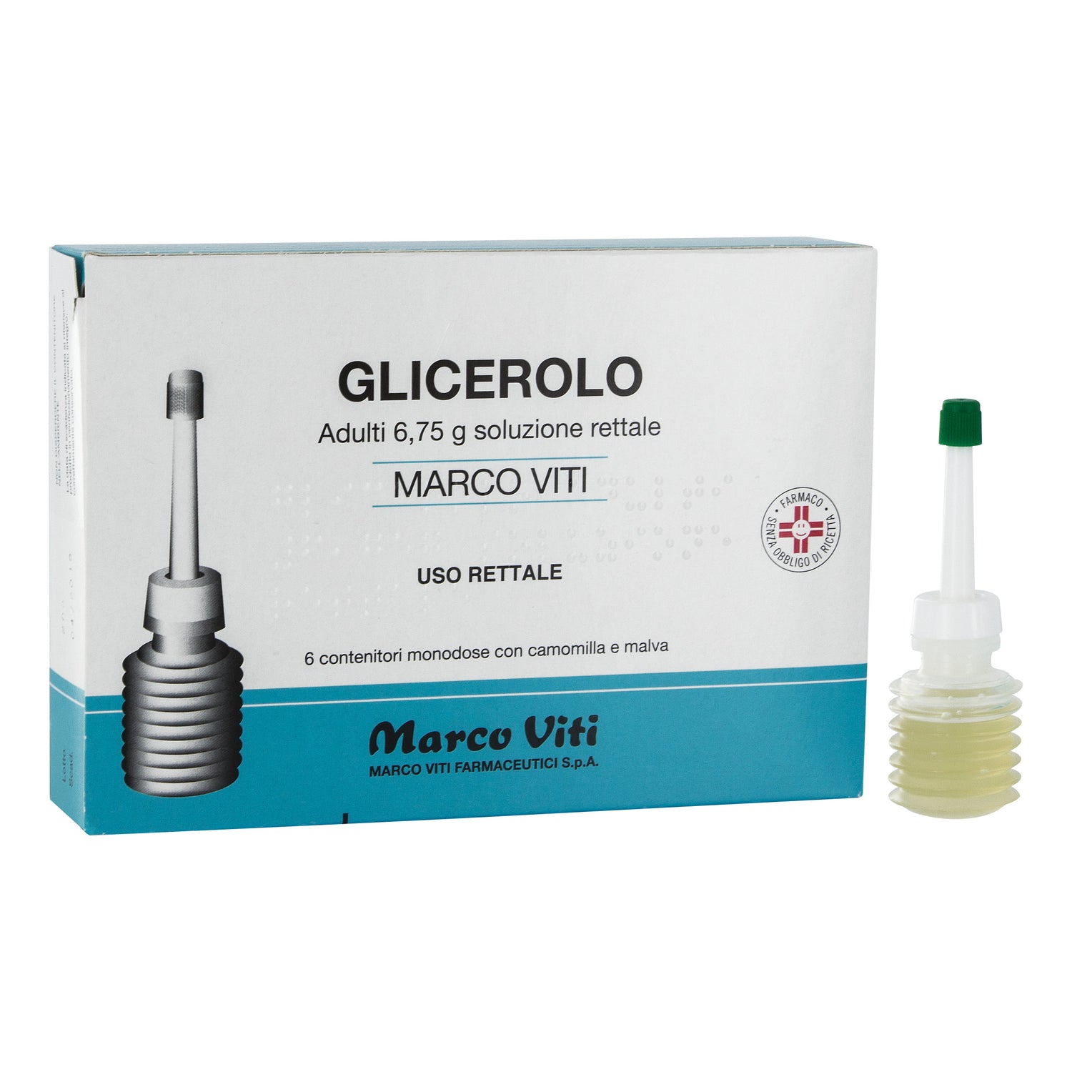 Glicerolo Adulti 6 Microclismi Con Camomilla E Malva 6,75g - Marco Viti