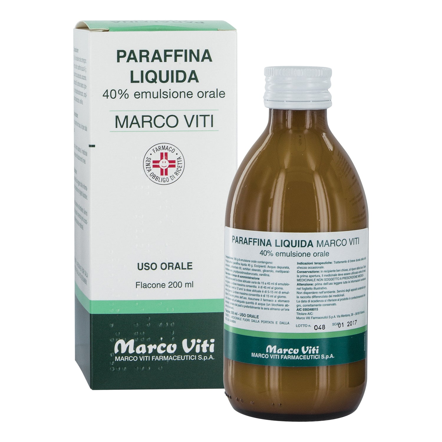 Marco Viti - Olio Di Vaselina 40% Emulsione 200g