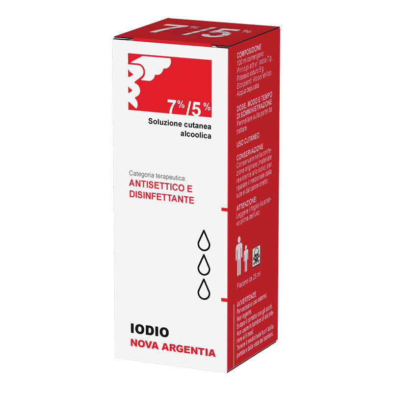 Iodio Soluzione Cutanea Disinfettante | Nova Argentia | 25ml  