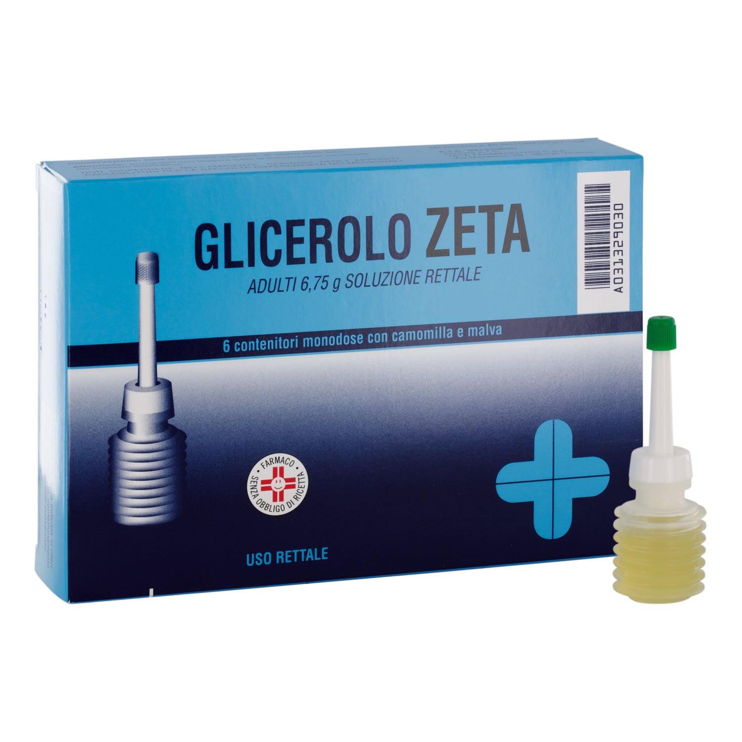 Glicerolo Adulti Zeta 6 Microclismi 6,75 g con Camomilla e Malva
