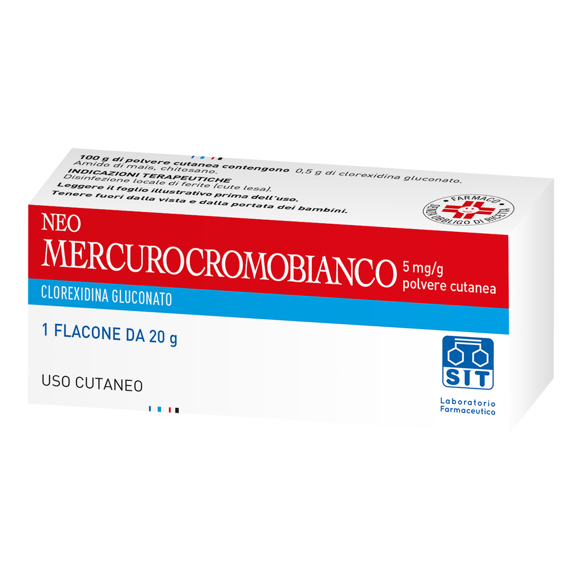 NEOMERCUROCROMO BIANCO*POLV20G  