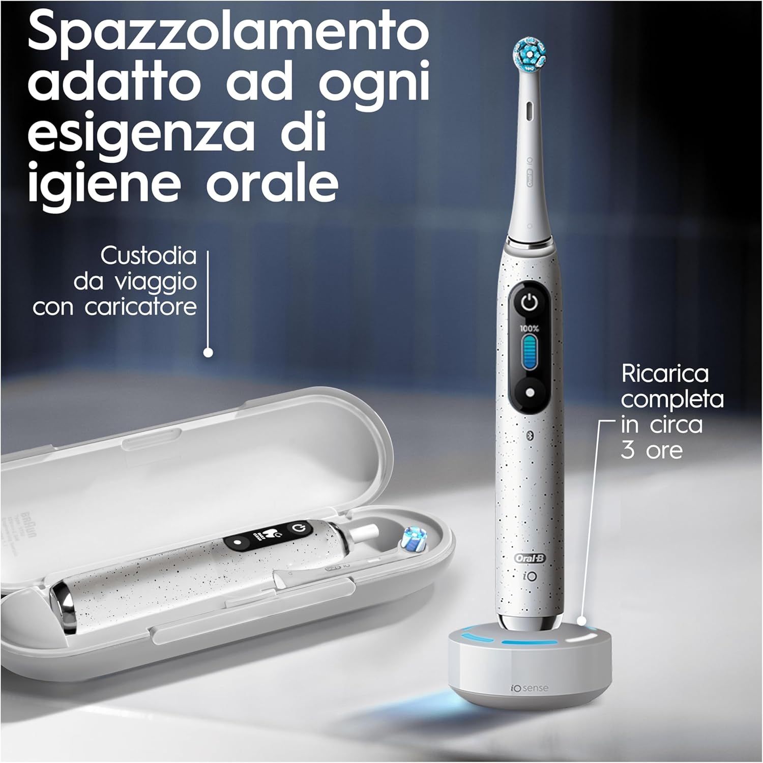 Oral-B iO Serie 10 Spazzolino Elettrico Black 9