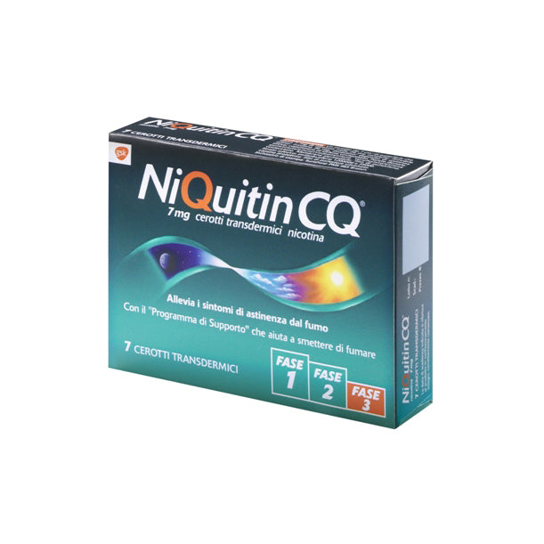 Niquitin Fase 3 7mg/24ore 7 Cerotti Transdermici