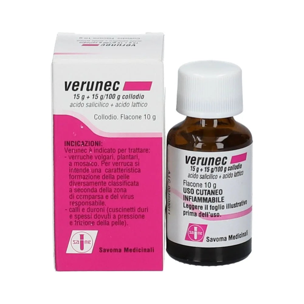 Verunec 15g+ 15g/100g Collodio 10ml  
