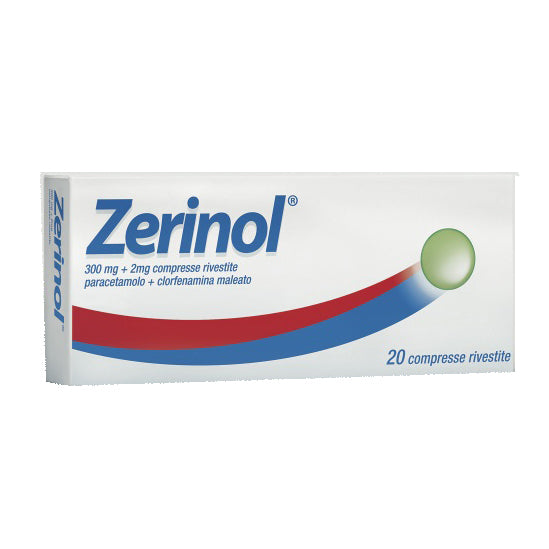 Zerinol 20 Compresse Rivestite 300mg+2mg