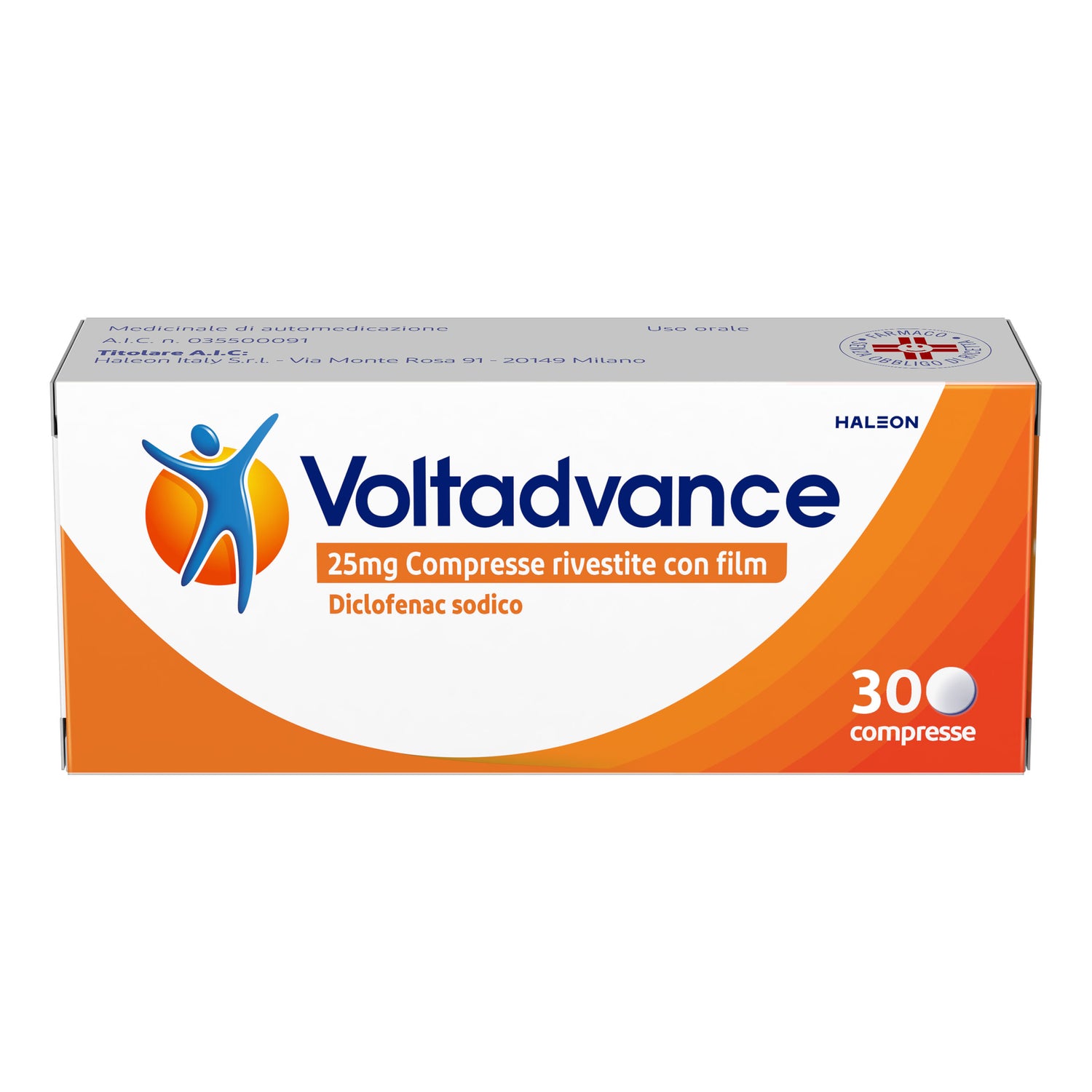 Voltadvance 25 Mg | Antinfiammatorio E Antidolorifico | 30 Compresse